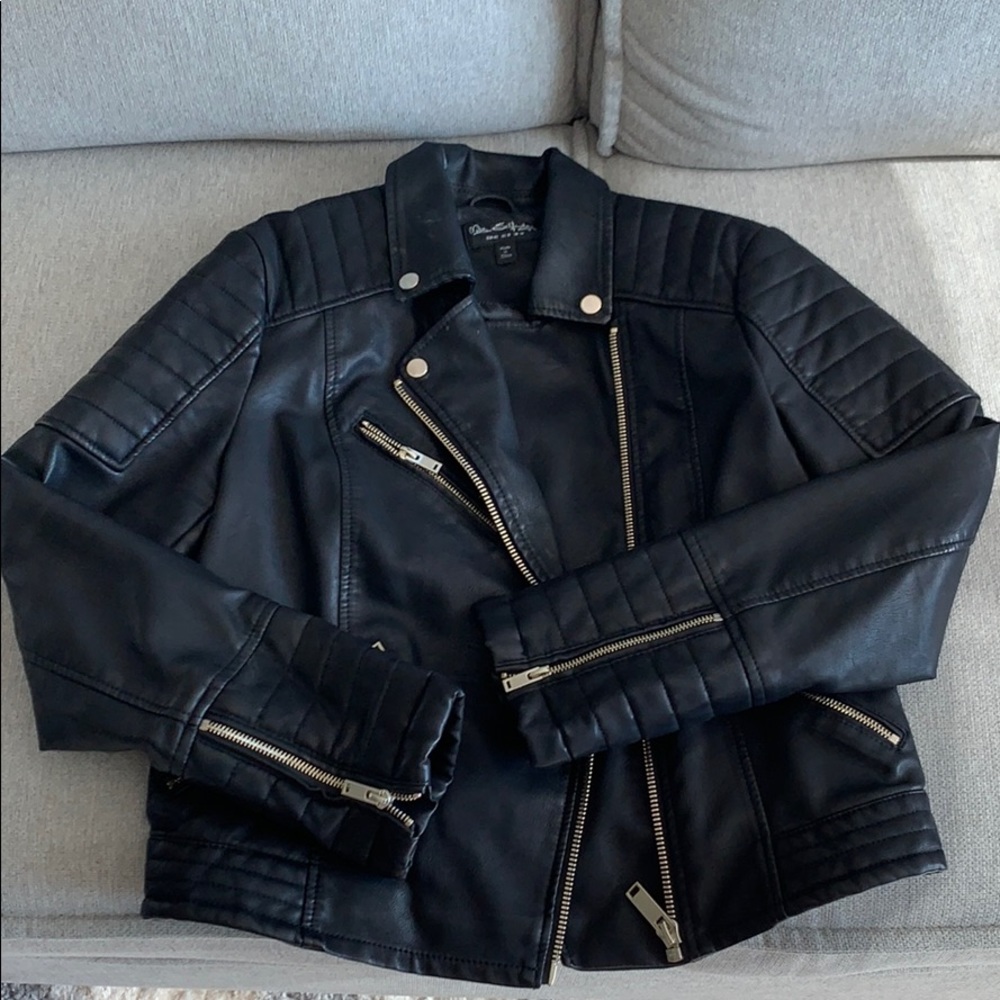 Miss selfridge leather jacket